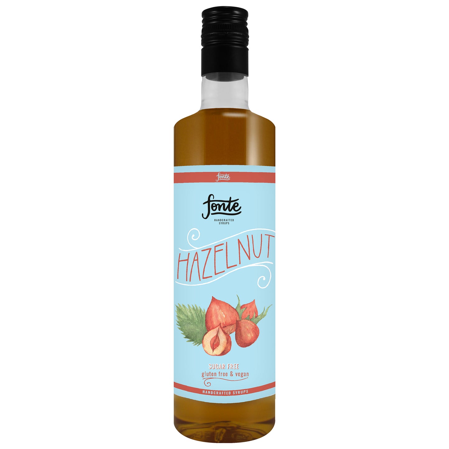 Fonte Hazelnut Syrup - Sugar Free 750ml