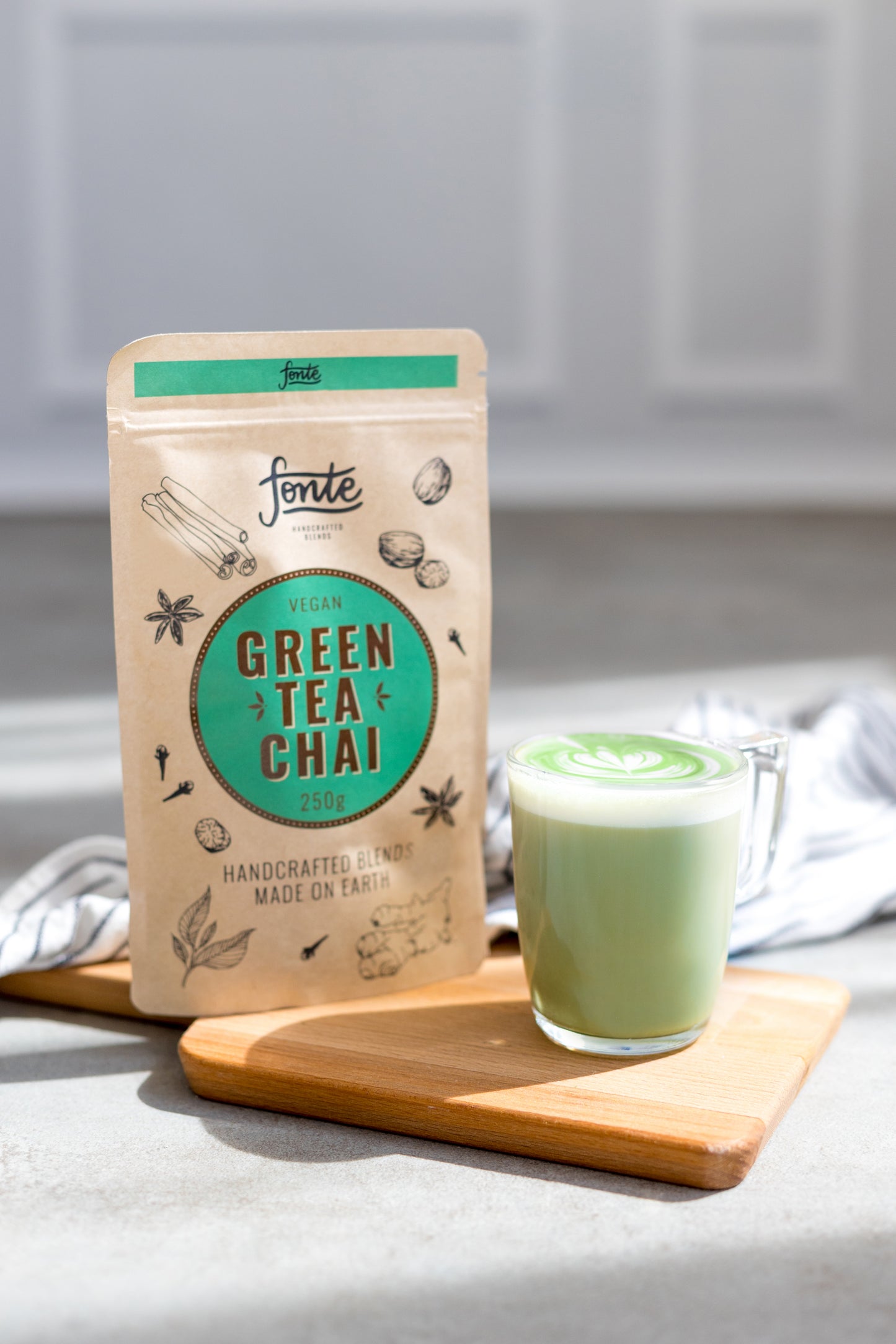 Fonte Green Tea Chai - 100% Vegan 250g