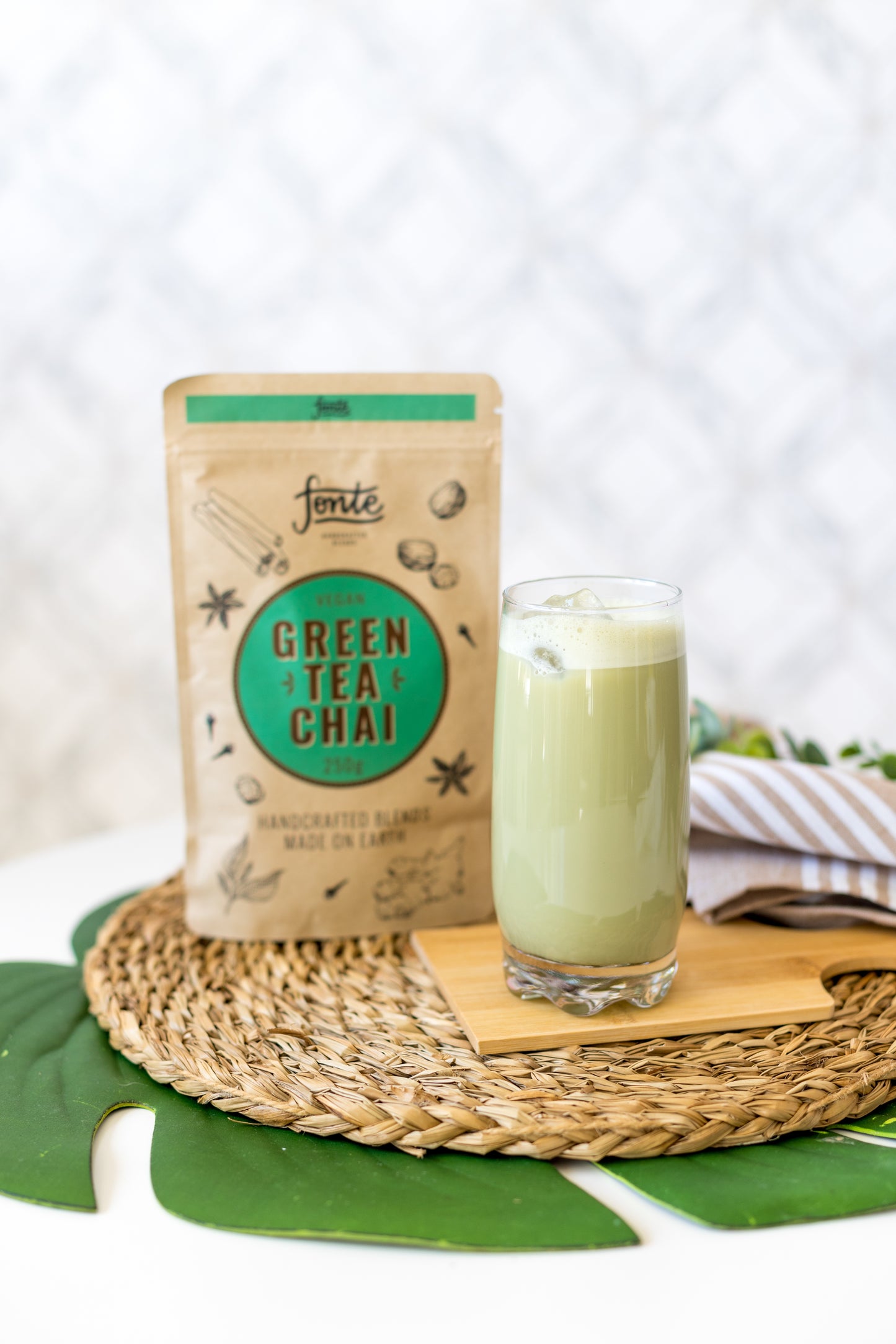 Fonte Green Tea Chai - 100% Vegan 250g