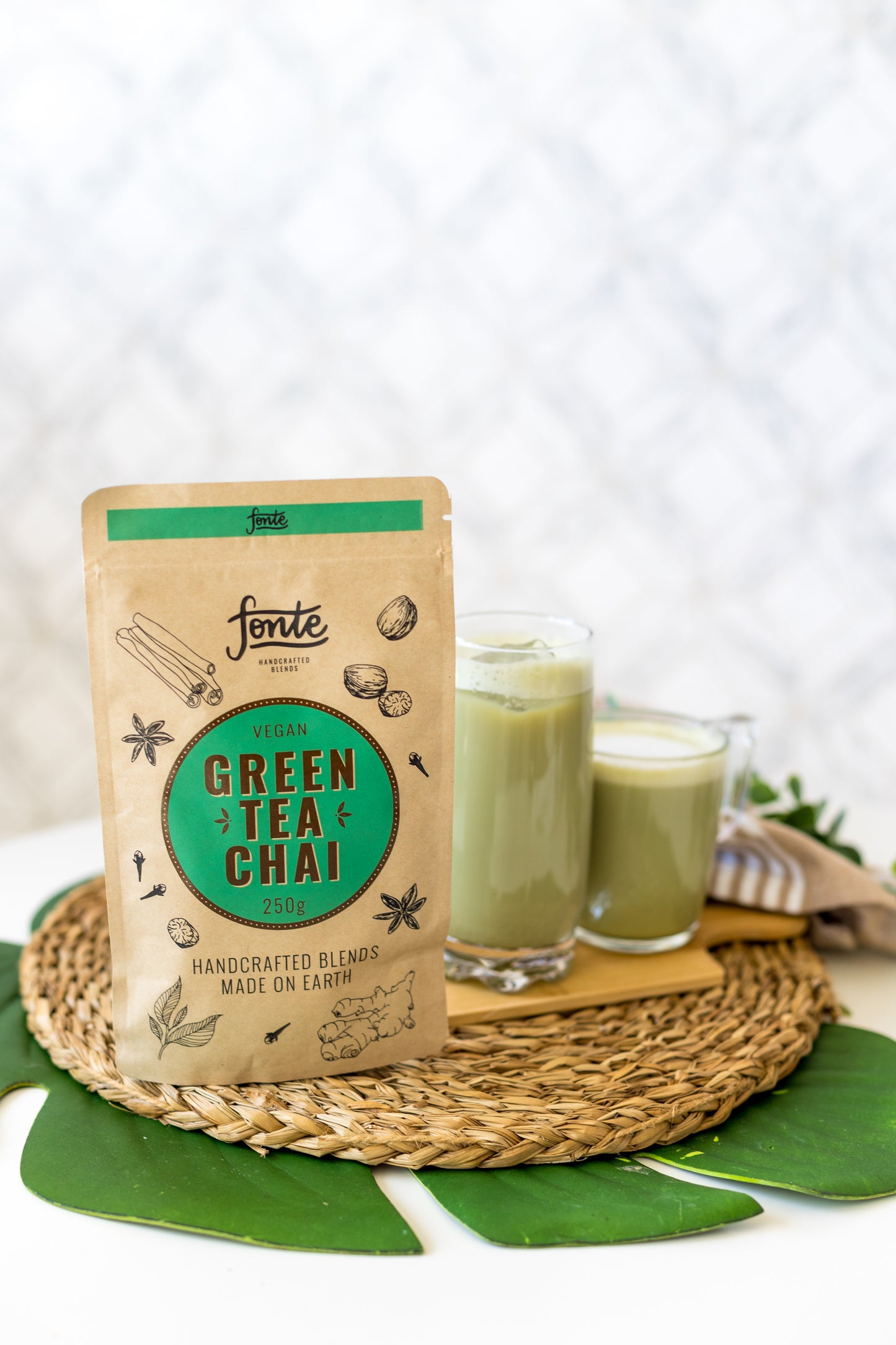 Fonte Green Tea Chai - 100% Vegan 250g