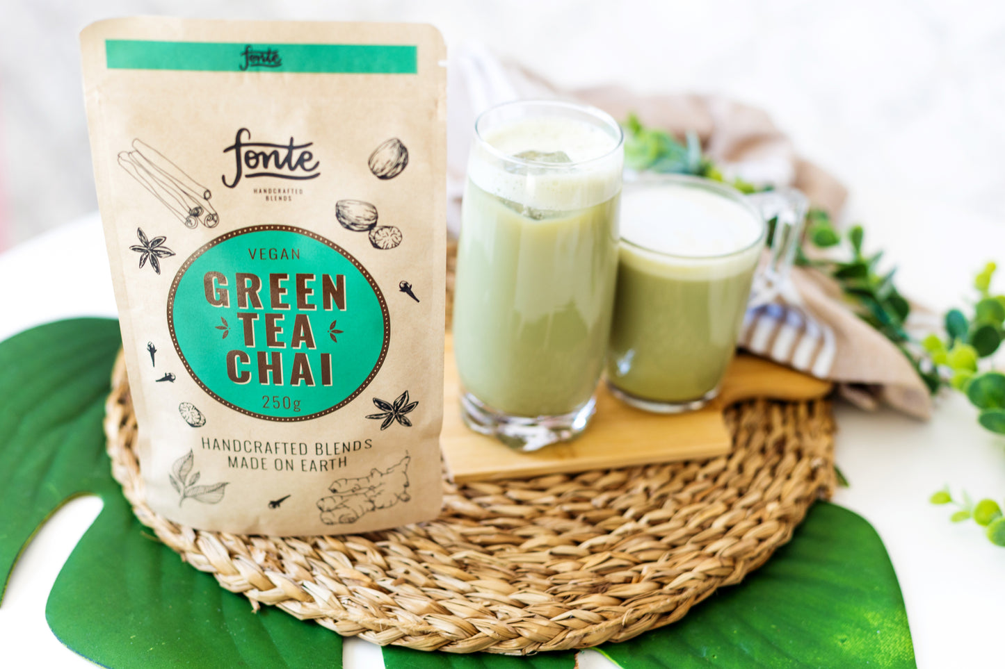 Fonte Green Tea Chai - 100% Vegan 250g