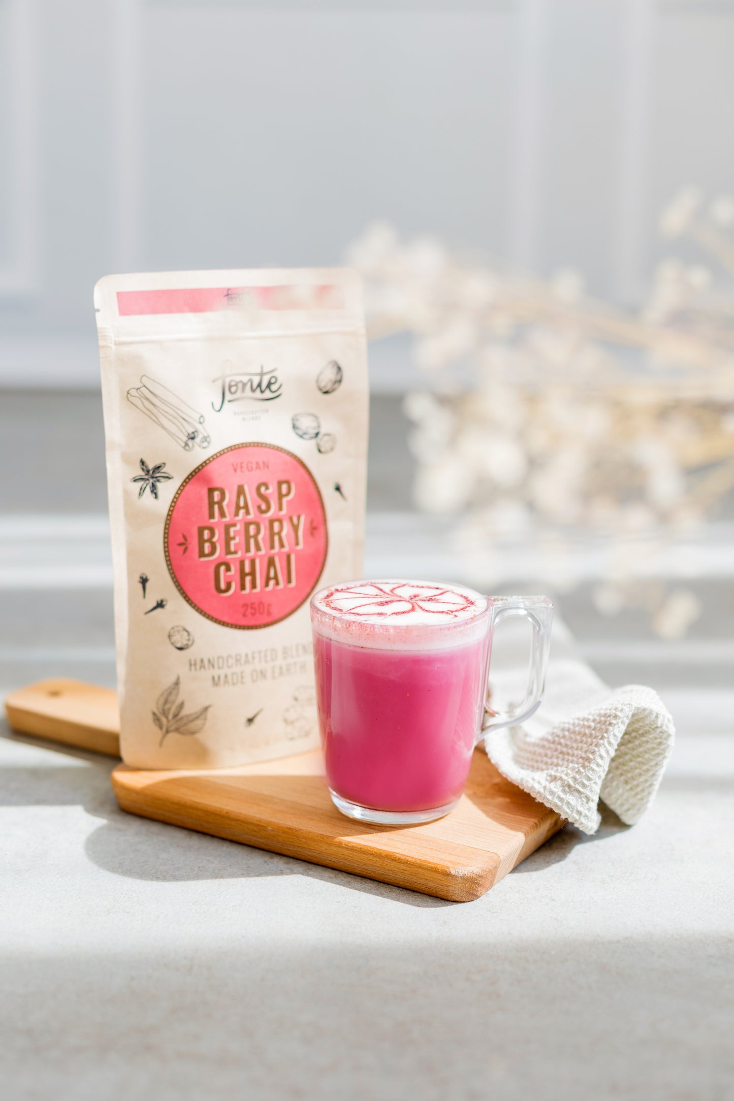 Fonte Raspberry Chai - 100% Vegan 250g