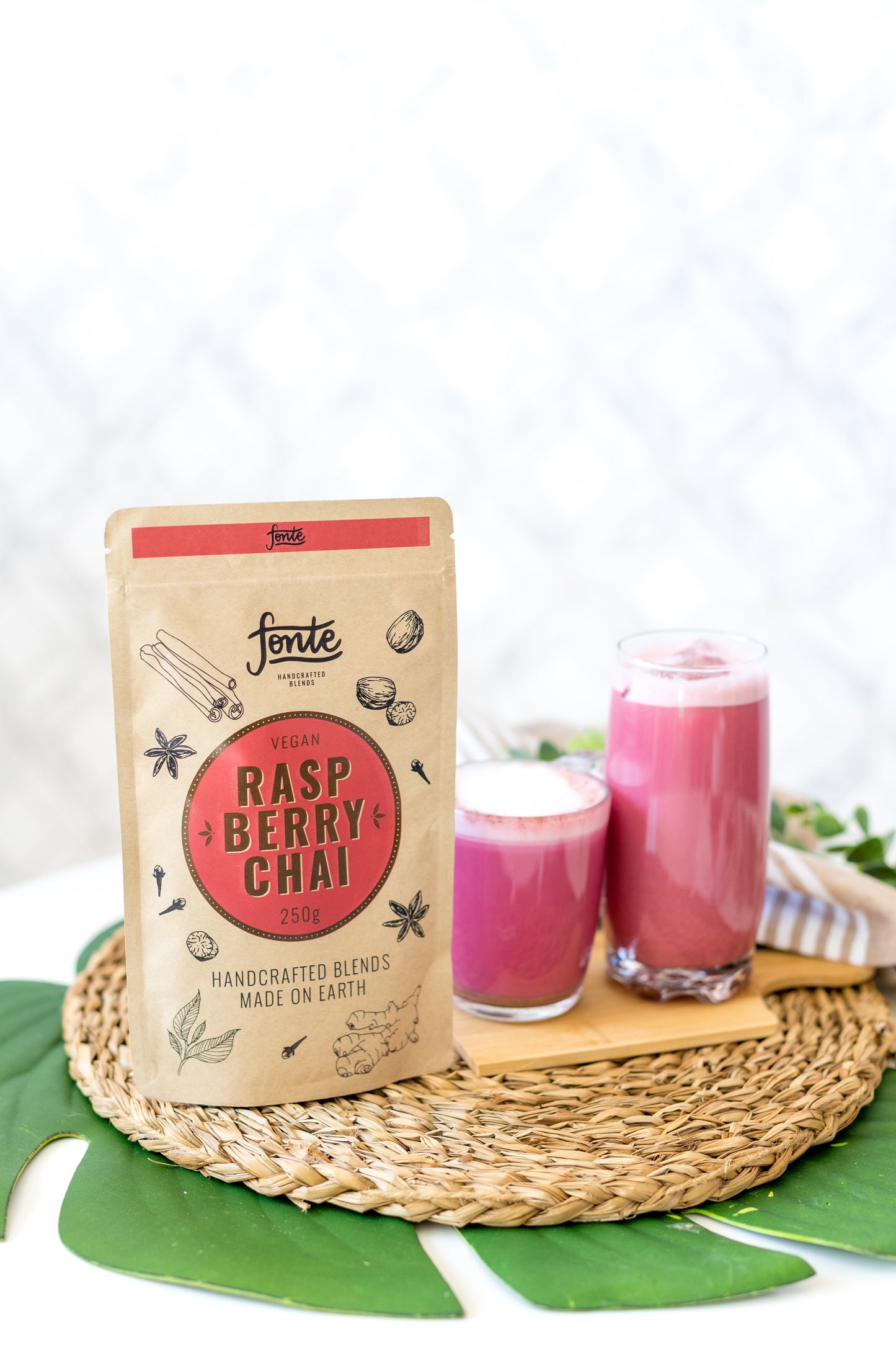 Fonte Raspberry Chai - 100% Vegan 250g