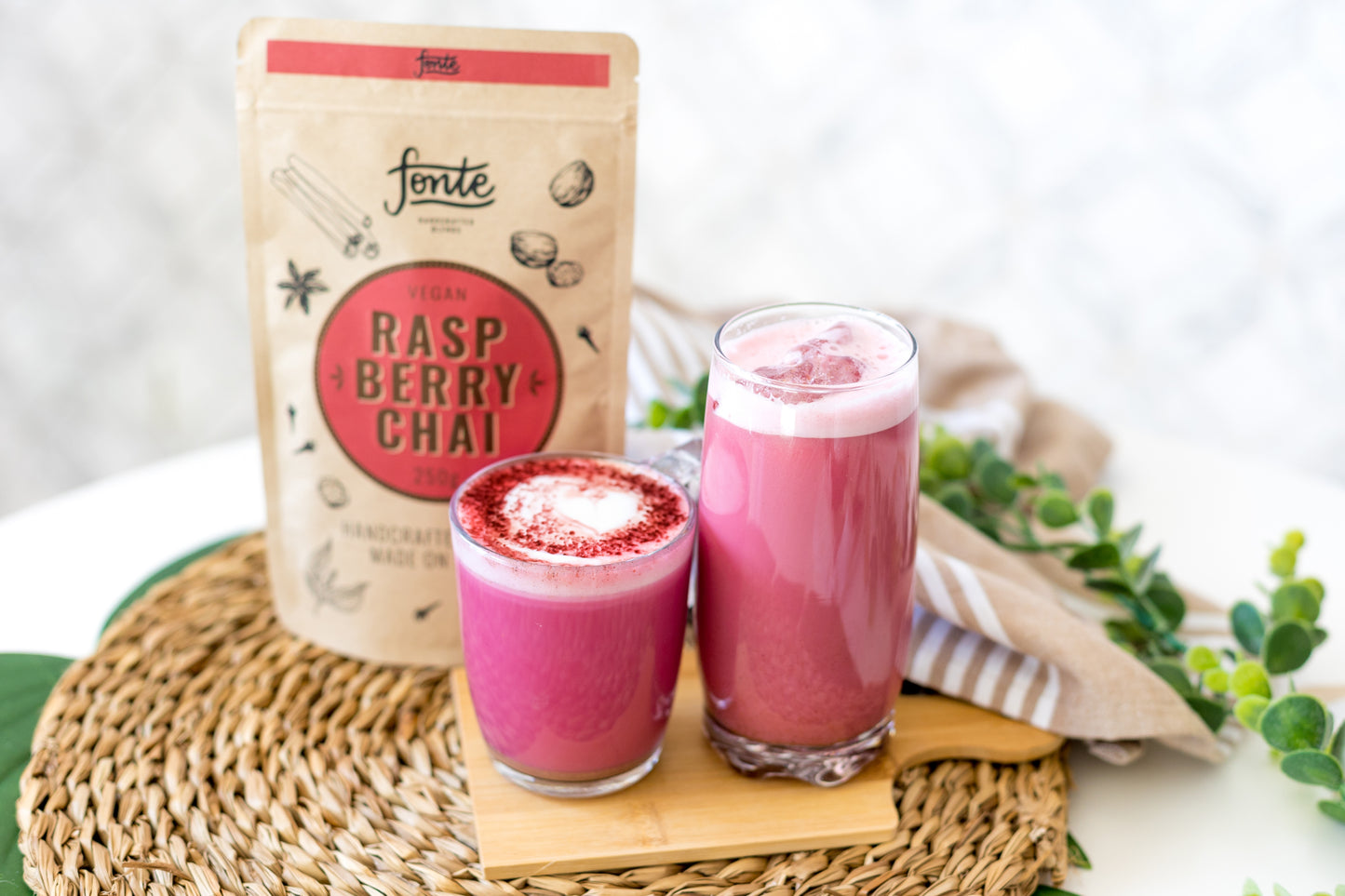 Fonte Raspberry Chai - 100% Vegan 250g